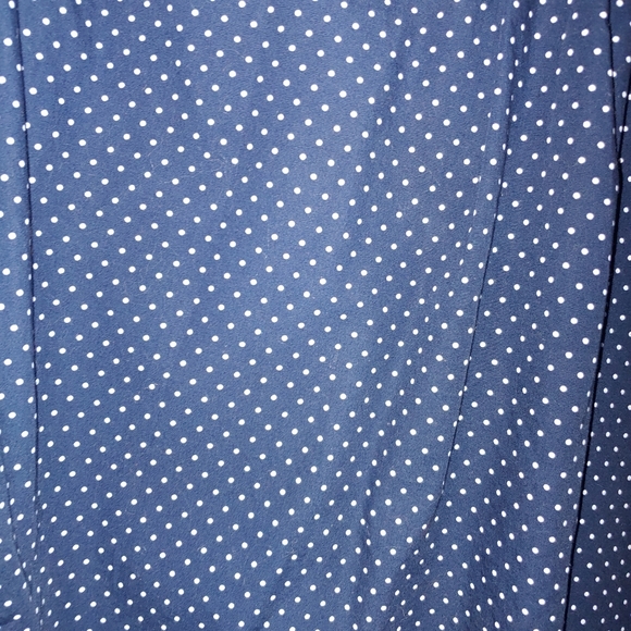 Prince & fox polka dot button down xl navy white - Picture 4 of 8